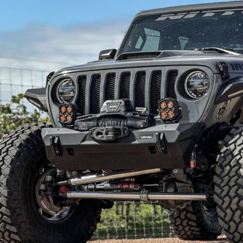 Rival 2007-2026 Jeep Wrangler 2020-2026 Jeep Gladiator Front Aluminum Bumper - Image 2