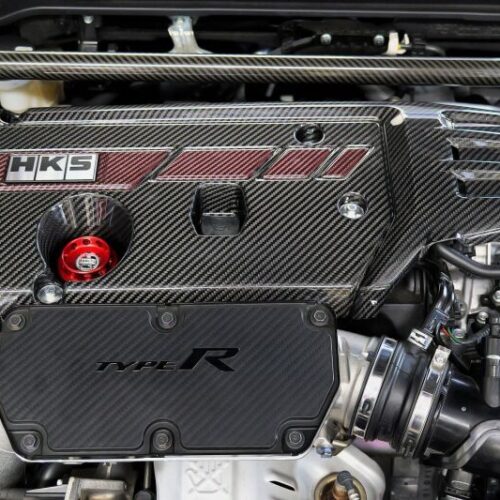 HKS Honda Civic Type R (FL5/FK8) Dry Carbon Fiber Engine Cover - Image 5