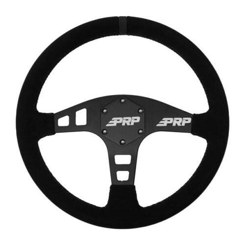 PRP Flat Suede Steering Wheel - Black