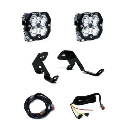 Baja Designs for 15-20 Ford F-150 / 17-20 Ford Raptor Squadron Pro 2.0 A-Pillar Kit (Spot) - Clear