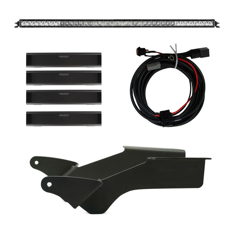 Rigid Industries for 2021 Ford Bronco Roof Rack Light Kit (Incl. SR spot/flood Combo Bar)