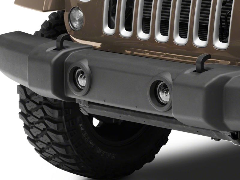 Raxiom for 2007-2018 Jeep Wrangler JK Axial Series 4-In LED Fog Lights w/ RGB Halo - Image 2