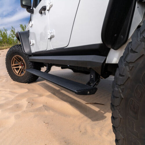 AMP Research PowerStep XL - Black (Incl OEM Style Illumination) for 2007-2018 Jeep Wrangler JKU 4DR
