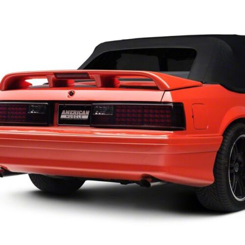 Raxiom for 1987-1993 Ford Mustang Axial Series Smoked LED Tail Lights - Image 6