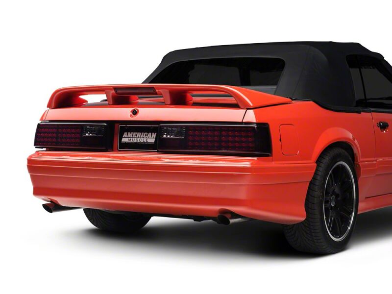 Raxiom for 1987-1993 Ford Mustang Axial Series Smoked LED Tail Lights - Image 6