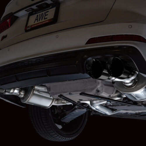 AWE Tuning Touring Edition Exhaust - Diamond Black Tips for 19-23 Audi C8 S6/S7 2.9T V6 AWD - Image 8