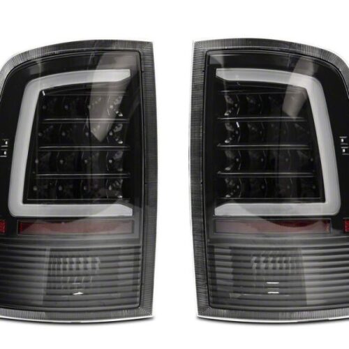 Raxiom for 2009-2018 Dodge RAM 1500 Axial Series LED Tail Lights- Black Housing- Clear Lens - Image 3