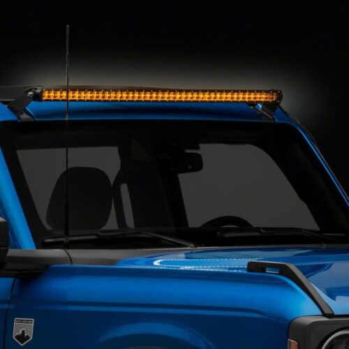 Raxiom for 2021-2023 Ford Bronco Axial 40-In 240w White/Amber Combo LED Light Bar w/ WSHLD Mounting Brackets - Image 7
