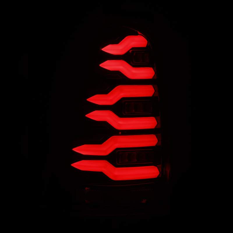 AlphaRex 03-09 Toyota 4Runner LUXX-Series LED Tail Lights- Black - Image 4
