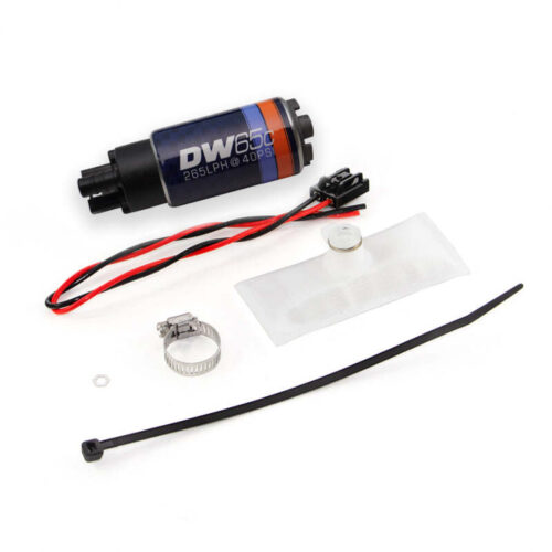 DeatschWerks 88-91 BMW 325i DW65C 265lph Compact Fuel Pump w/ Install Kit (w/o Mounting Clips) - Image 3