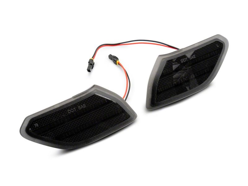 Raxiom for 2018-2023 Jeep Wrangler JL Axial Series LED Fender Flare Marker Lights- Smoked - Image 4