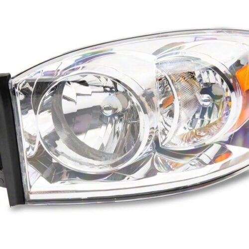 Raxiom for 2006-2008 Dodge RAM 1500 Axial Series OEM Style Rep Headlights- Chrome Housing (Clear Lens) - Image 3