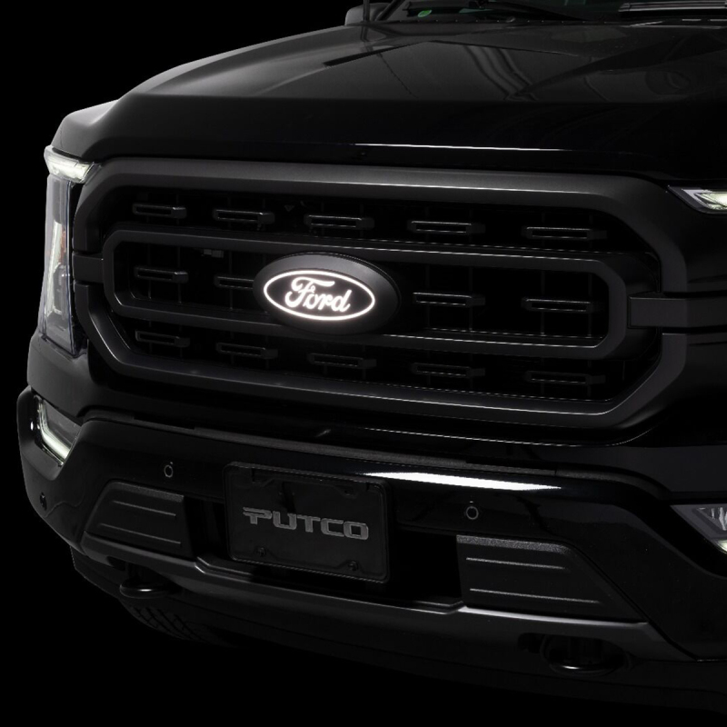 Putco 2023 Ford F-150 Front Luminix Ford LED Emblem - w/Camera CutOut w/o Spray Washer - Image 9