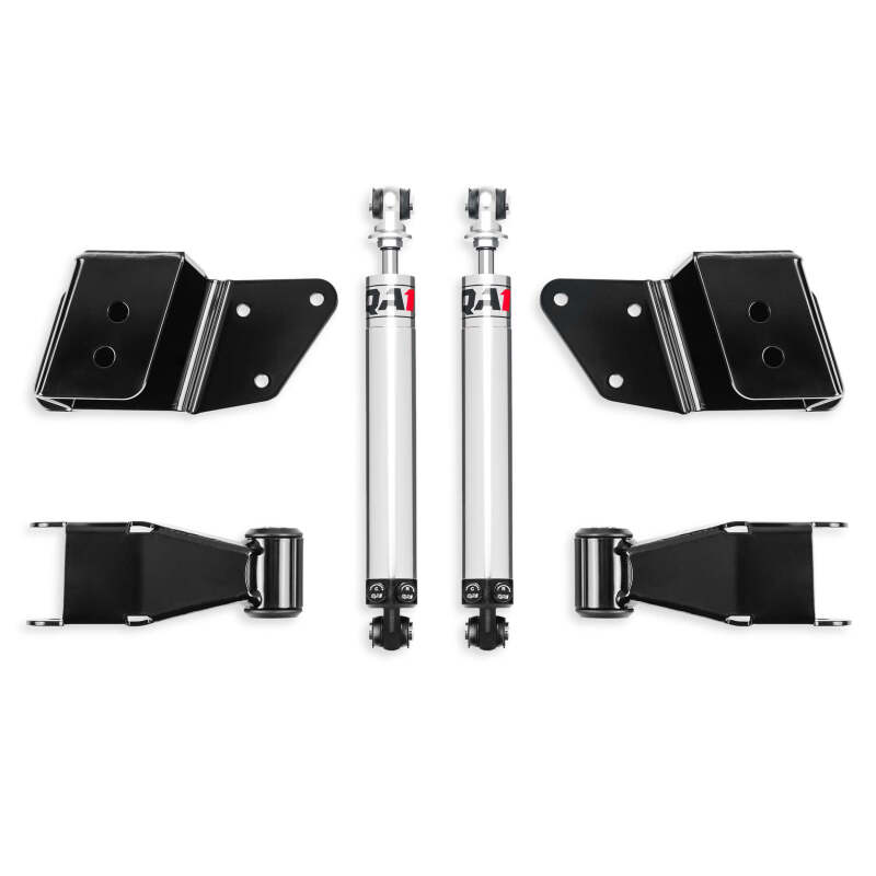 QA1 99-06 Chevrolet Silverado 1500 2WD Short Bed Double Adjustable 2-4in Rear Drop Kit