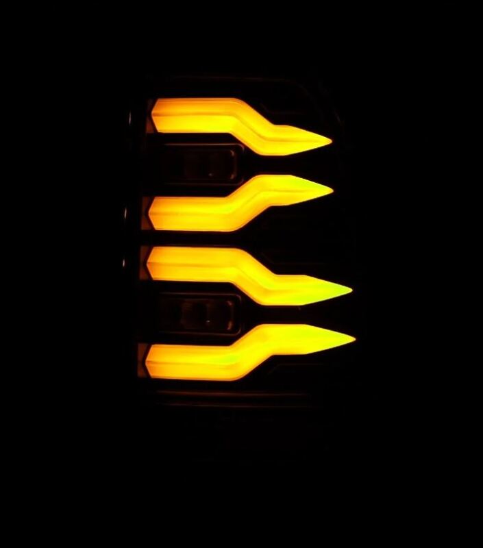 AlphaRex 97-03 Ford F150 / 99-16 Ford F250/F350/F450/F550 LUXX-Series LED Tail Lights - Black - Image 4