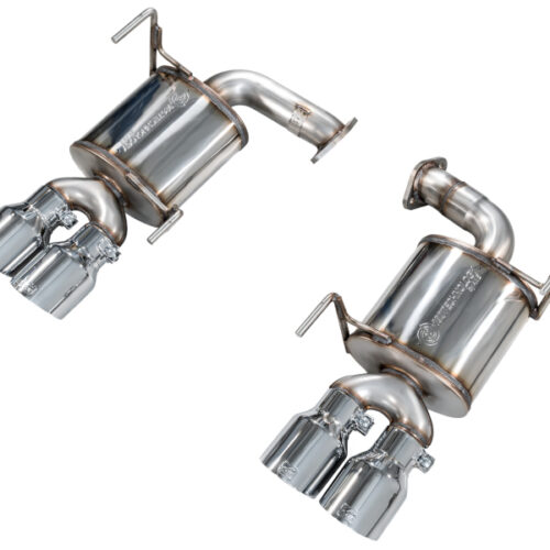 AWE Tuning Touring Edition Axle-Back Exhaust - Chrome Silver Tips for 22-25 Subaru VB WRX