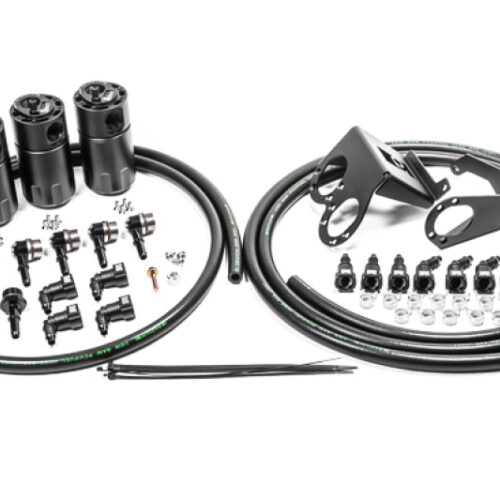 Radium Engineering 14-19 Chevrolet Corvette LT1 CCV Fluid Lock Triple Catch Can Kit