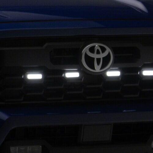 Raxiom for 2024-2026 Toyota Tacoma Pre Runner/TRD Off-Road/TRD Sport White LED Grille Light- Smoked Lens - Image 6