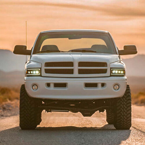 AlphaRex 94-01 Dodge Ram 1500 NOVA LED Headlights Chrome w/ Activ. Light Seq. Signal and SB DRL - Image 3