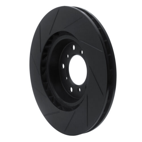 R1 Concepts for 01-06 BMW M3 Left Front Slotted Black Brake Rotor - Image 5