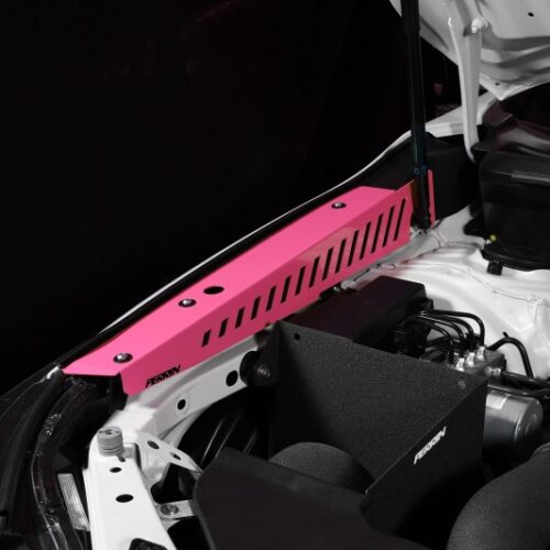 PERRIN 22-26 Subaru WRX Fender Shroud Set - Hyper Pink - Image 4