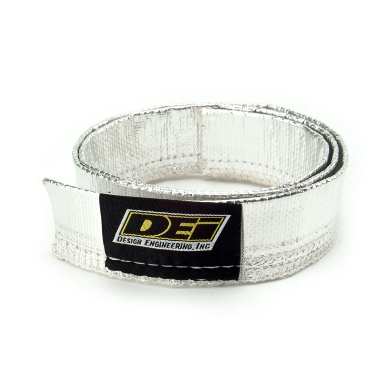 DEI Heat Sheath 3/4in x 3ft - Aluminized Sleeving - Sewn Edge - Image 7