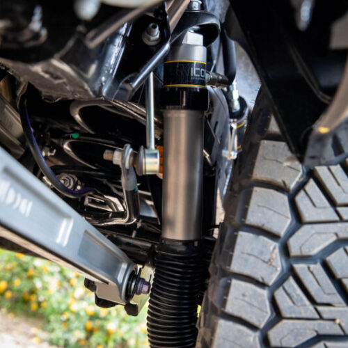ICON 24+ Toyota Tacoma Remote Reservoir Shocks w/ CDXS 0-1in. Lift- (Rear) - Image 6