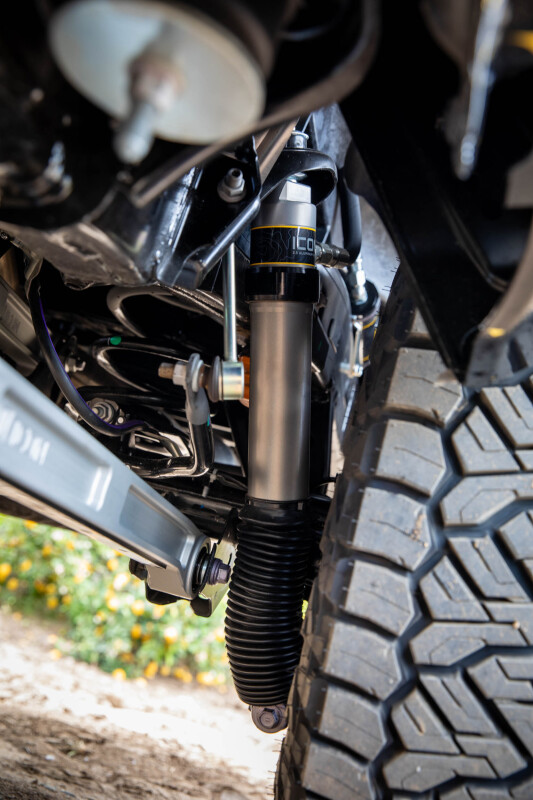 ICON 24+ Toyota Tacoma Remote Reservoir Shocks w/ CDXS 0-1in. Lift- (Rear) - Image 6