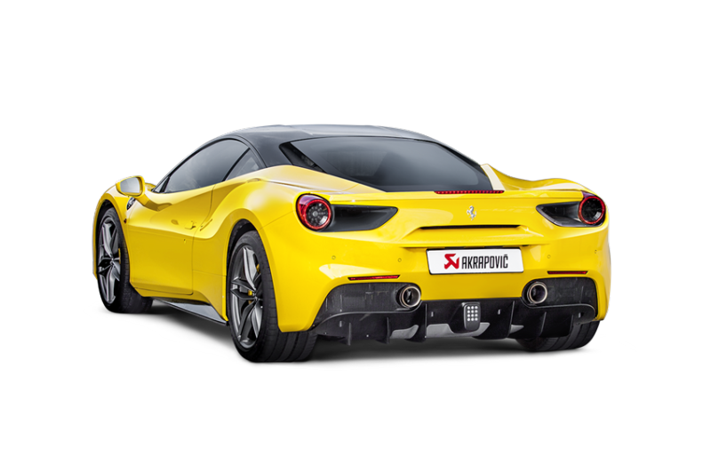Akrapovic Slip-On Line (Titanium) w/ Carbon Tips for 16-17 Ferrari 488 GTB/488 Spyder - Image 7