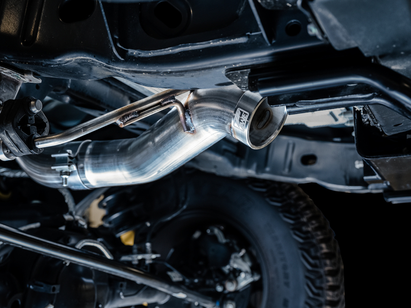 AWE Tuning Exhaust (No Tips) w/ Bash Guard for 2021+ Ford Bronco 0FG - Image 8