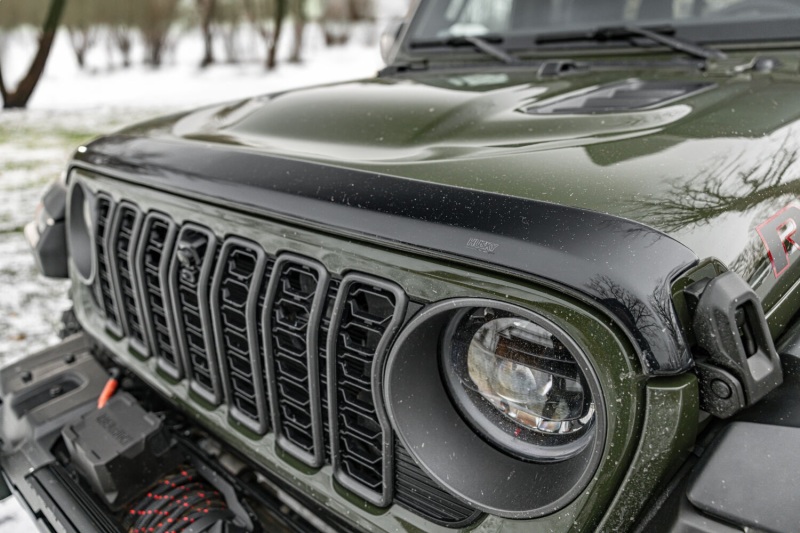 Husky Liners 18-24 Jeep Wrangler JL/JLU & 20-24 Gladiator Aeroskin Hood Protector - Smoke - Image 4