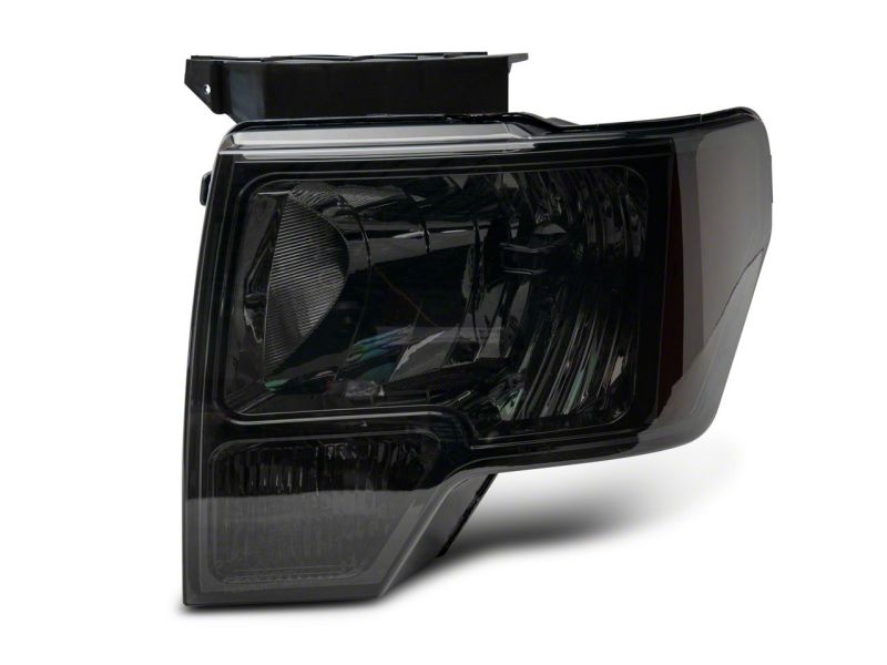 Raxiom for 2009-2014 Ford F-150 Axial OEM Style Rep Headlights- Chrome Housing- Smoked Lens - Image 5