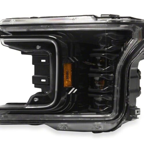 Raxiom for 2018-2020 Ford F-150 CXR Series LED Headlights with Amber DRL- Black Housing- Clear Lens - Image 4