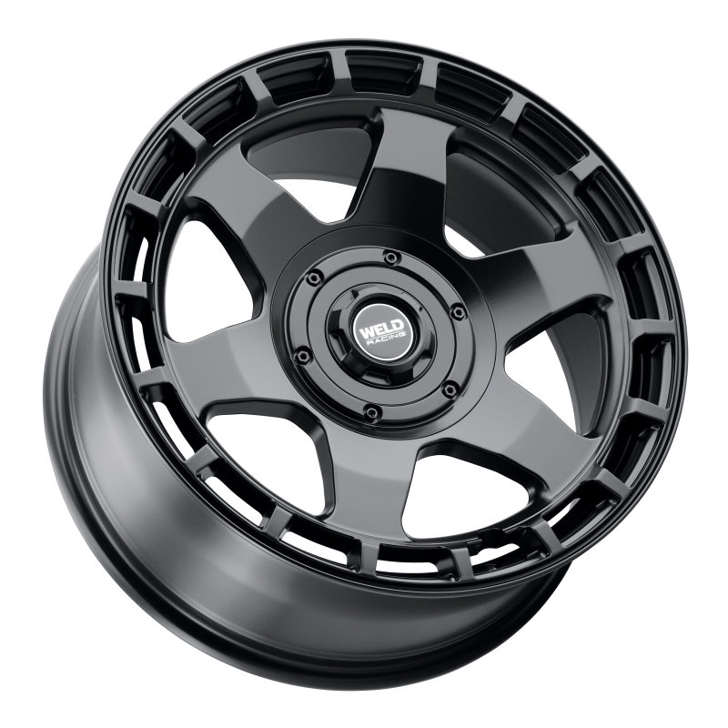 Weld Off-Road Ridge 20x9 - 6x135 / 6x139.7 BP - ET0 - 106.1mm CB - Satin Black Wheel - Image 3