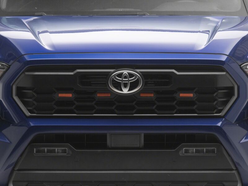 Raxiom for 2024-2026 Toyota Tacoma Pre Runner/ TRD Off-Road/ TRD Sport Amber LED Grille Light- Amber Lens - Image 6