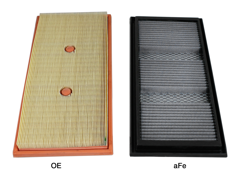 aFe Power MagnumFLOW OEM Replacement Air Filter Pro DRY S 12-14 Mercedes-Benz C/E/ML-Class V6 3.5L - Image 5