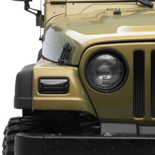 Raxiom for 1997-2006 Jeep Wrangler TJ Axial Series LED Sequential Cornering Lights- Smoked - Image 3