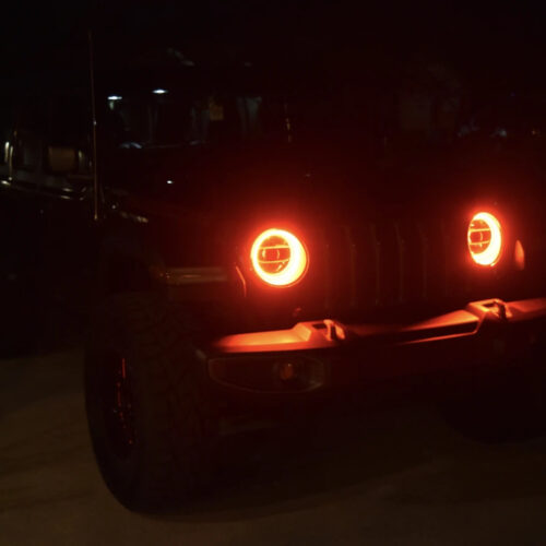 ORACLE Lighting Jeep Wrangler JL/Gladiator JT LED Surface Mount Headlight Halo Kit - Image 6