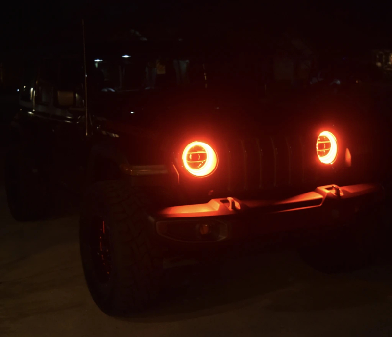 ORACLE Lighting Jeep Wrangler JL/Gladiator JT LED Surface Mount Headlight Halo Kit - Image 6