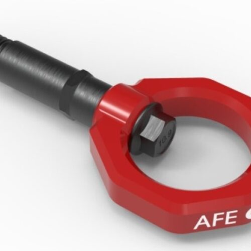 aFe Power Control Rear Tow Hook Red 20-21 Toyota GR Supra (A90)
