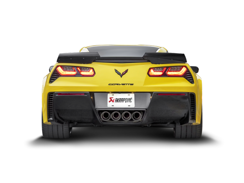 Akrapovic for 14-17 Chevrolet Corvette Z06 (C7) Slip-On Line (Titanium) w/ Carbon Tips - Image 4