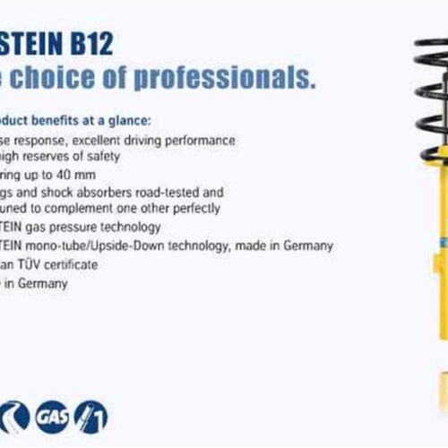 Bilstein B12 Pro-Kit for 14-16 BMW 435i / 17 BMW 440i Front and Rear Monotube Suspension Kit - Image 9