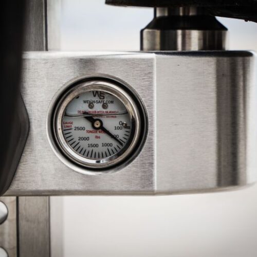 Weigh Safe 10in Drop Hitch w/Built-in Scale & 2.5in Shank (10K/18.5K GTWR) - Aluminum - Image 3