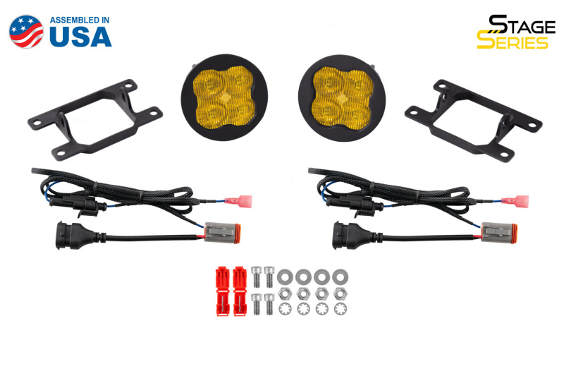 Diode Dynamics SS3 Pro Type A Kit ABL - Yellow SAE Fog - Image 9