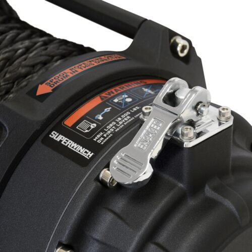 Superwinch 18000 LBS 12V DC 33/64in x 79 ft Synthetic Rope Tiger Shark 18000SR Winch - Image 6