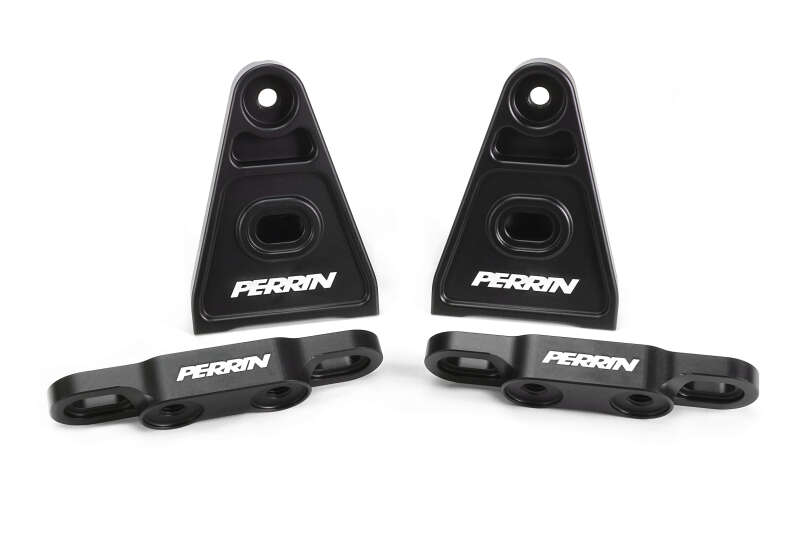PERRIN 15+ Subaru WRX/STI High-Lift Hood Brackets (Black) - Image 3