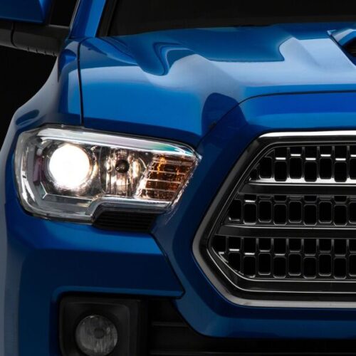 Raxiom for 2016-2023 Toyota Tacoma Axial Series OE Replmnt Headlights- Chrome- Clear Lens - Image 7