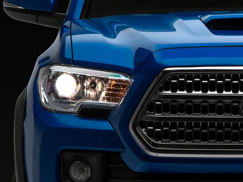 Raxiom for 2016-2023 Toyota Tacoma Axial Series OE Replmnt Headlights- Chrome- Clear Lens - Image 7