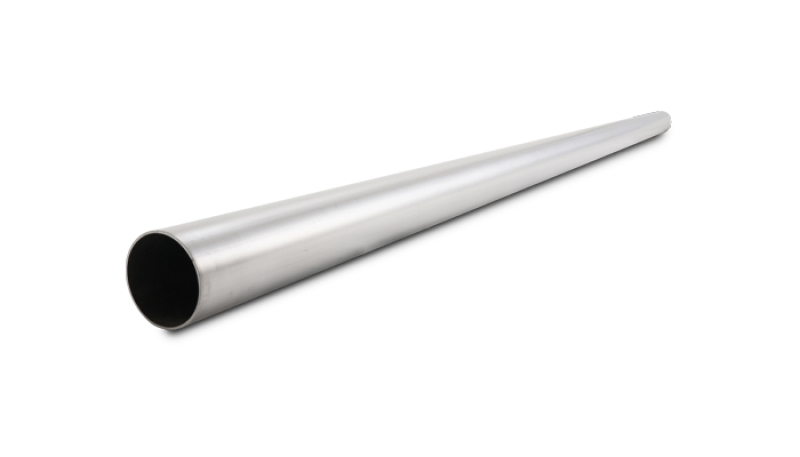 Vibrant 3.50in OD 304 Stainless Steel Brushed Straight Tubing - Image 2