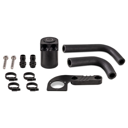 Mishimoto Baffled Oil Catch Can - Wrinkle Black for 2015+ BMW F8X M3/M4